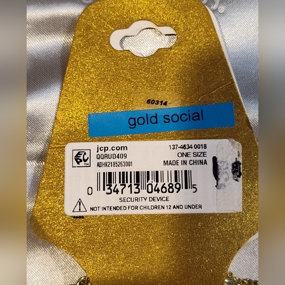 NWT Monet gold-tone necklace, bracelet, and drop earring set brown/smoky quartz - Picture 11 of 16